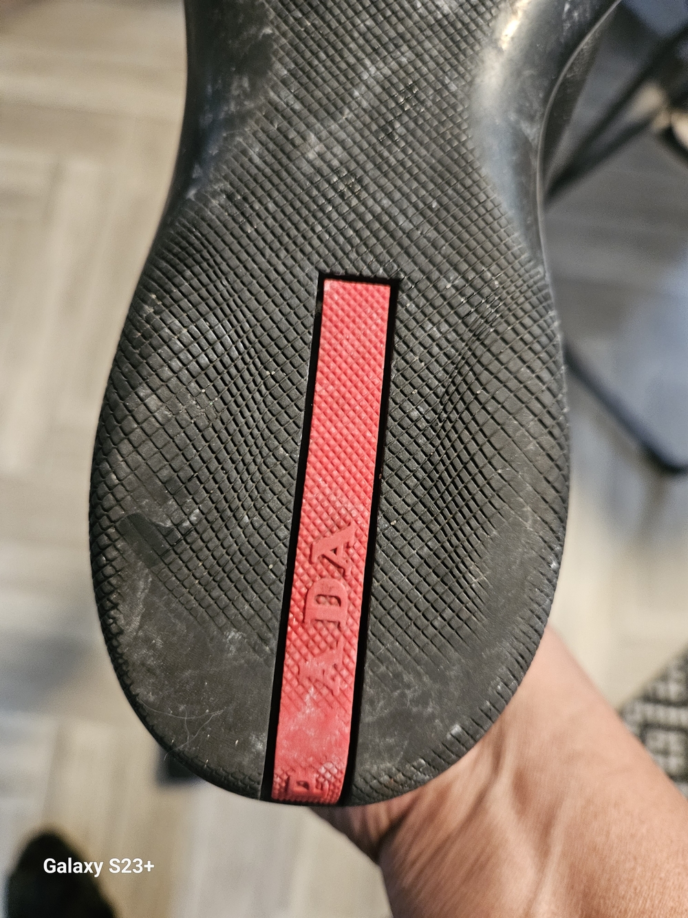 Prada Black Leather Tall Zip Winter Boots - Picture 6 of 8